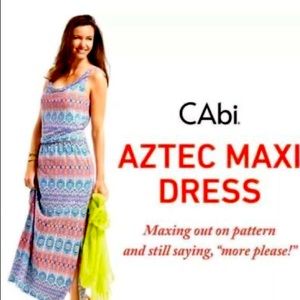 EU/like new CAbi Aztec dresssize medium